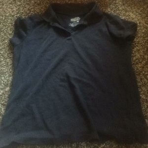 Navy uniform polo.